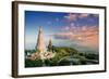 Temples at Doi Inthanon, the Highest Peak in Thailand, Chiang Mai Province-Alex Robinson-Framed Photographic Print