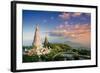 Temples at Doi Inthanon, the Highest Peak in Thailand, Chiang Mai Province-Alex Robinson-Framed Photographic Print