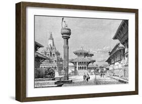 Temples at Patan, Nepal, 1895-Armand Kohl-Framed Giclee Print