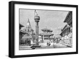 Temples at Patan, Nepal, 1895-Armand Kohl-Framed Giclee Print