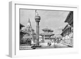 Temples at Patan, Nepal, 1895-Armand Kohl-Framed Giclee Print