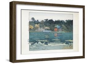 Temples at the Waterfront-null-Framed Giclee Print