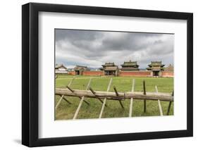 Temples in Erdene Zuu Monastery, Harhorin, South Hangay province, Mongolia, Central Asia, Asia-Francesco Vaninetti-Framed Photographic Print