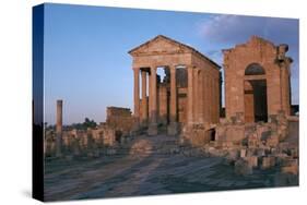 Temples in the Forum of Sufetula, 2nd Century-CM Dixon-Stretched Canvas