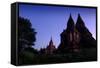 Temples, Min Yan Gon Temple Complex, Bagan (Pagan), Myanmar (Burma), Asia-Nathalie Cuvelier-Framed Stretched Canvas