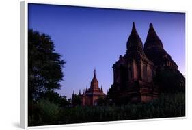 Temples, Min Yan Gon Temple Complex, Bagan (Pagan), Myanmar (Burma), Asia-Nathalie Cuvelier-Framed Photographic Print