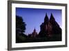 Temples, Min Yan Gon Temple Complex, Bagan (Pagan), Myanmar (Burma), Asia-Nathalie Cuvelier-Framed Photographic Print