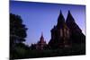 Temples, Min Yan Gon Temple Complex, Bagan (Pagan), Myanmar (Burma), Asia-Nathalie Cuvelier-Mounted Photographic Print