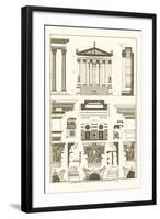 Temples of Antonius, Castor and Mars-J. Buhlmann-Framed Art Print