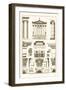Temples of Antonius, Castor and Mars-J. Buhlmann-Framed Art Print