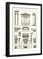 Temples of Antonius, Castor and Mars-J. Buhlmann-Framed Art Print