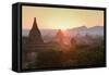 Temples of Bagan (Pagan), Myanmar (Burma), Asia-Janette Hill-Framed Stretched Canvas