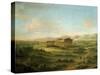 Temples of Paestum, Italy (Ancient Greek Colony)-John Robert Cozens-Stretched Canvas