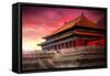 Temples of the Forbidden City in Beijing China-PlusONE-Framed Stretched Canvas