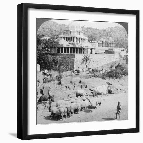 Temples of the Jains, Mount Abu, India, 1902-Underwood & Underwood-Framed Photographic Print