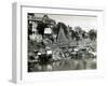 Temples on the River Ganges at Banares (Now Known as Varanasi), India, August 1911-null-Framed Premium Photographic Print