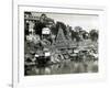 Temples on the River Ganges at Banares (Now Known as Varanasi), India, August 1911-null-Framed Photographic Print