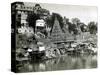 Temples on the River Ganges at Banares (Now Known as Varanasi), India, August 1911-null-Stretched Canvas