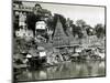 Temples on the River Ganges at Banares (Now Known as Varanasi), India, August 1911-null-Mounted Photographic Print