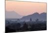 Temples, Pagodas and Stupas in Early Morning Mist at Sunrise, Bagan (Pagan), Myanmar (Burma)-Stephen Studd-Mounted Photographic Print