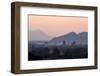 Temples, Pagodas and Stupas in Early Morning Mist at Sunrise, Bagan (Pagan), Myanmar (Burma)-Stephen Studd-Framed Photographic Print