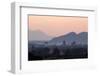 Temples, Pagodas and Stupas in Early Morning Mist at Sunrise, Bagan (Pagan), Myanmar (Burma)-Stephen Studd-Framed Photographic Print