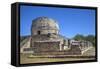 Templo Redondo (Round Temple), Mayapan, Mayan Archaeological Site, Yucatan, Mexico, North America-Richard Maschmeyer-Framed Stretched Canvas