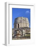 Templo Redondo (Round Temple), Mayapan, Mayan Archaeological Site, Yucatan, Mexico, North America-Richard Maschmeyer-Framed Photographic Print