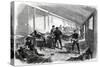 Temporary Field Hospital Behind the Second Prussian Parallel at Dueppel, 1864-null-Stretched Canvas