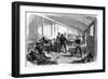 Temporary Field Hospital Behind the Second Prussian Parallel at Dueppel, 1864-null-Framed Giclee Print