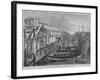 Temporary Wooden Bridge over the River Thames at Blackfriars, London, 1864-null-Framed Giclee Print