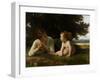 Temptation, 1880-William-Adolphe Bouguereau-Framed Giclee Print