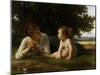 Temptation, 1880-William-Adolphe Bouguereau-Mounted Giclee Print