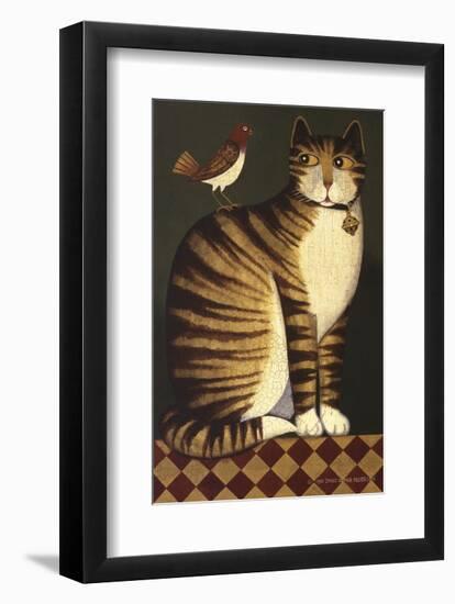 Temptation I (Cat)-Diane Ulmer Pedersen-Framed Art Print