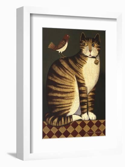 Temptation I (Cat)-Diane Ulmer Pedersen-Framed Art Print