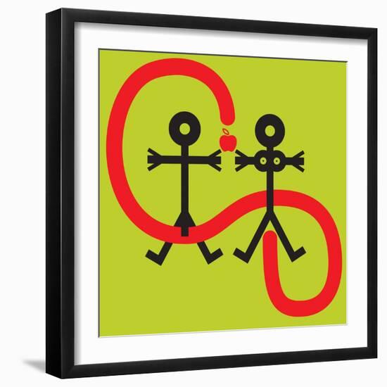 Temptation Icon, 2005-Thisisnotme-Framed Giclee Print