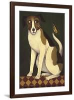 Temptation II (Dog)-Diane Ulmer Pedersen-Framed Art Print