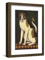 Temptation II (Dog)-Diane Ulmer Pedersen-Framed Art Print