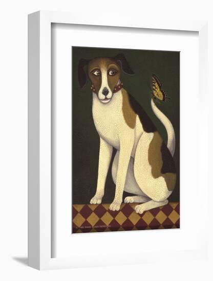 Temptation II (Dog)-Diane Ulmer Pedersen-Framed Art Print