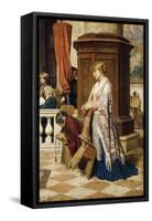 Temptation in the House of God, 1881-Luigi da Rios-Framed Stretched Canvas