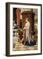 Temptation in the House of God, 1881-Luigi da Rios-Framed Giclee Print