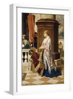 Temptation in the House of God, 1881-Luigi da Rios-Framed Giclee Print