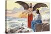 Temptation of Christ by Henri Grobet-Stefano Bianchetti-Stretched Canvas