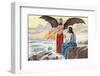 Temptation of Christ by Henri Grobet-Stefano Bianchetti-Framed Photographic Print