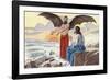 Temptation of Christ by Henri Grobet-Stefano Bianchetti-Framed Photographic Print