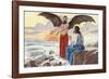 Temptation of Christ by Henri Grobet-Stefano Bianchetti-Framed Photographic Print