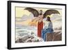 Temptation of Christ by Henri Grobet-Stefano Bianchetti-Framed Photographic Print