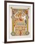 Temptation of Christ, from a Facsimile Copy of the Book of Kells, Published by Day and Son-Irish Photographer-Framed Giclee Print