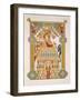 Temptation of Christ, from a Facsimile Copy of the Book of Kells, Published by Day and Son-Irish Photographer-Framed Giclee Print