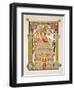 Temptation of Christ, from a Facsimile Copy of the Book of Kells, Published by Day and Son-Irish Photographer-Framed Giclee Print